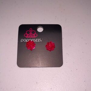 💙 NWT Paparazzi Fuscia Pink Floral Earrings